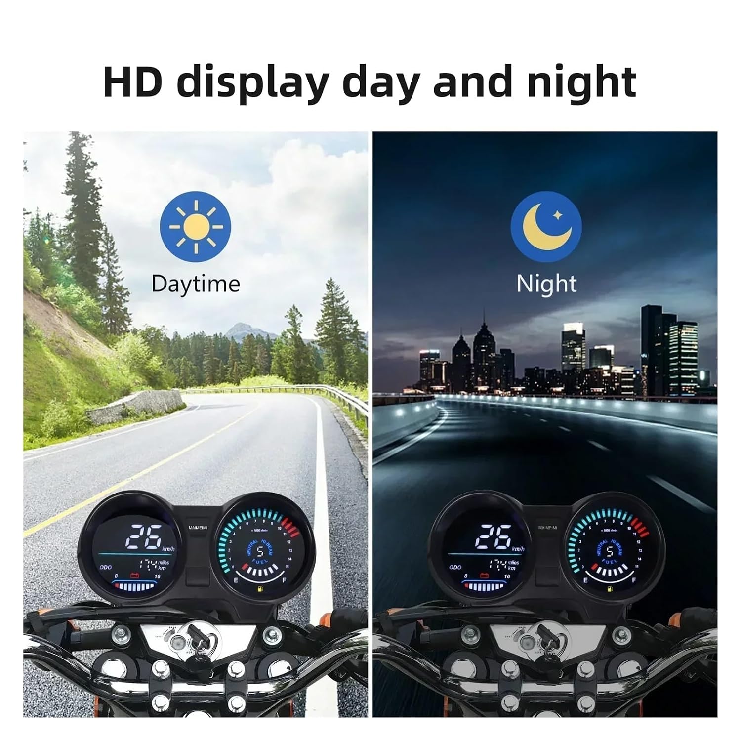 Popular Motorcycle Odometer Assembly Tachometer for CG125 Accessories Instrument Panel for Titan 150 image 5