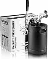 TMCRAFT Mini Keg Growler 4 Litri - Fusto Birra Pressurizzato Acciaio Inox Per Homebrew, Portatile E Fresco - Foto 10