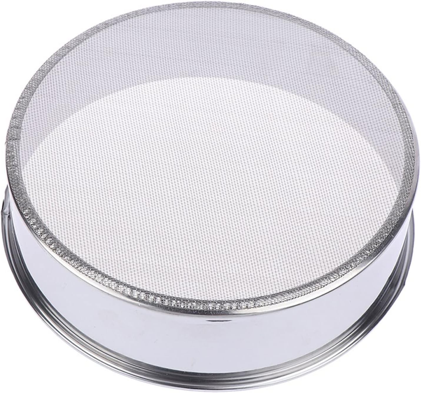 ,Sifter Mesh Flour Sifting Sifter Sieve Strainer Cake Baking Household Kitchen Tools Great for Sifting Flour Stainless Steel