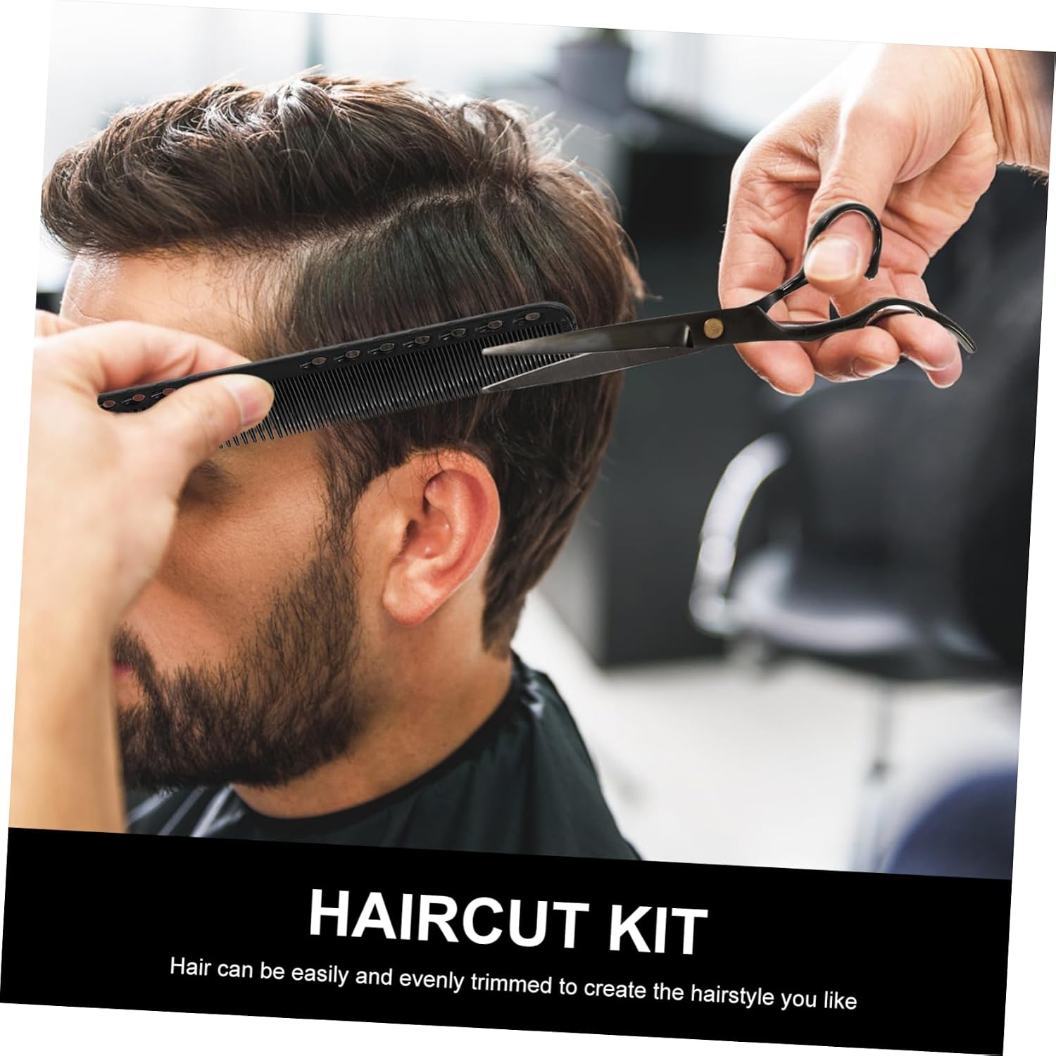 Hair Cutting Scissors Kit Hair Cutting Tool Kit Fine Cutting Comb Barber Scissors Set Hair Styling Tools
