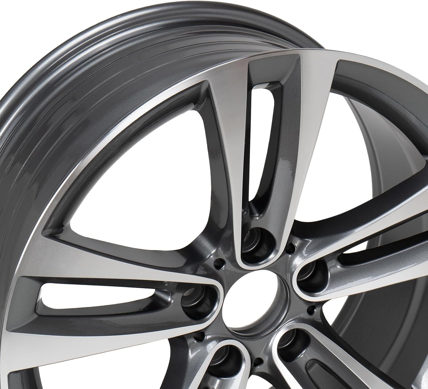 New 18" x 8" OE Premium Aluminum Alloy Wheel Rim Compatible with BMW 320i 328i 330i 335i 340i 428i 430i 435i 440i 2012-2020, Direct Fit for OE Stock Specs, Set of 1