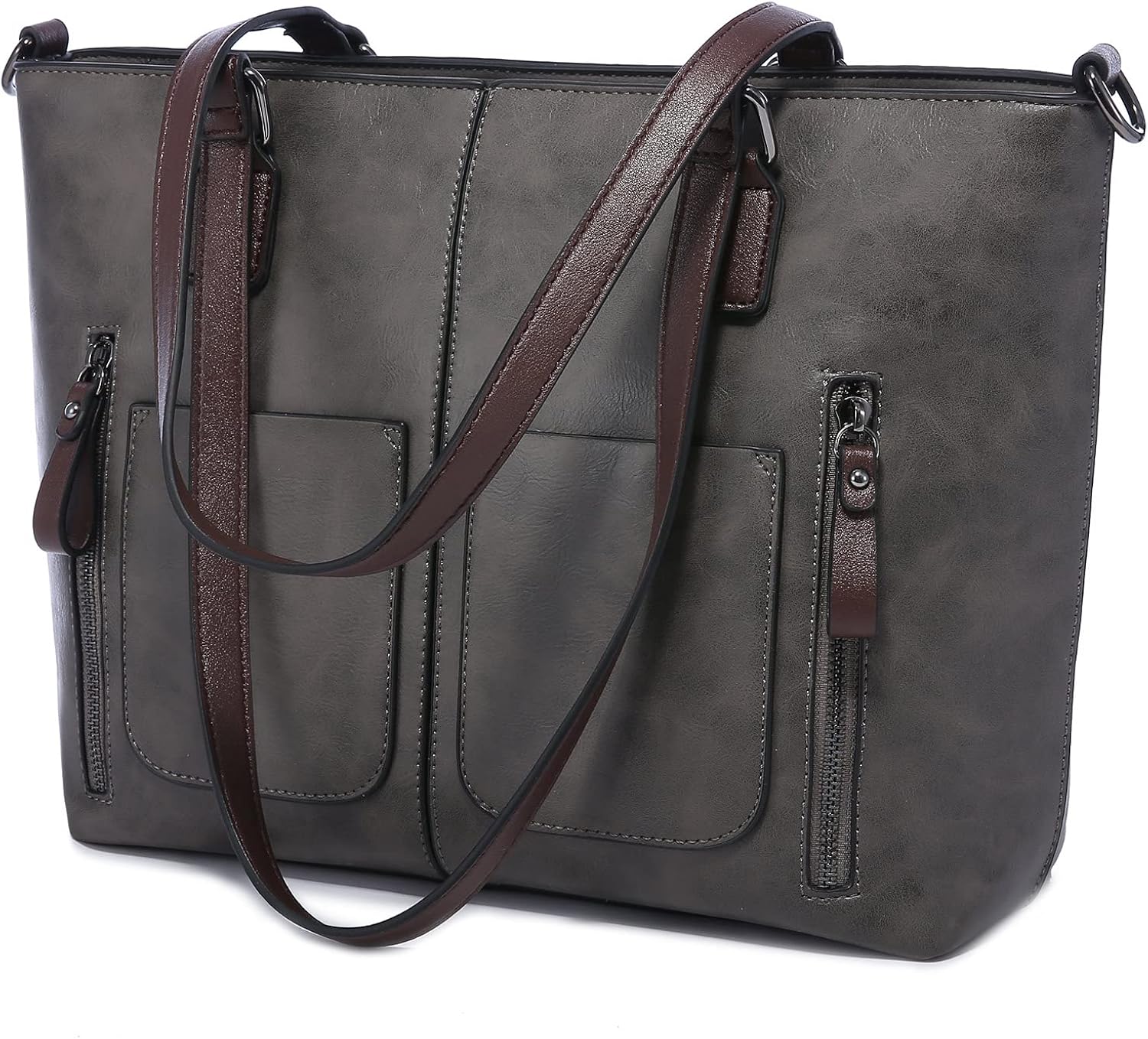 LOVEVOOK Large Shoulder Bag for Women Faux Leather Purse Work Bags with Multi-Pockets Designer Handbag