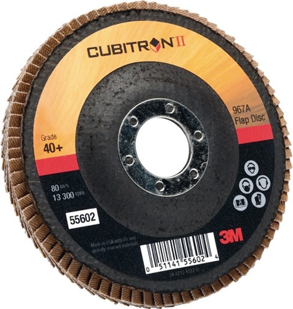 Fächerschleifscheibe D.125 mm x 22 mm K.80 konisch, 10 Stk.