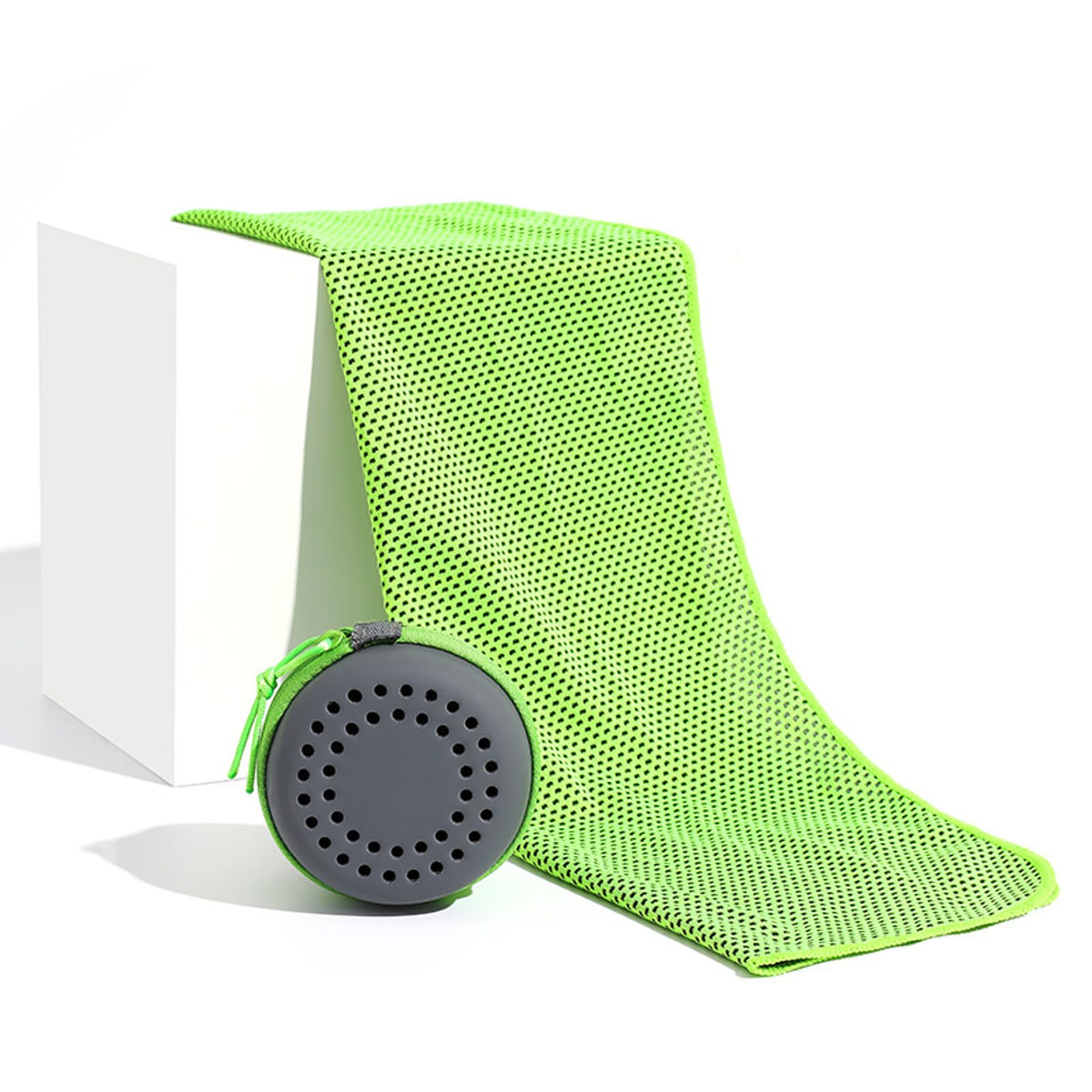 Shunzhong Green Ice Towel For Sports 80X30cm Cooling Wrap, Chilly Sweat Rag Camping & Workout Accessories Quick Cooling Technology Towel