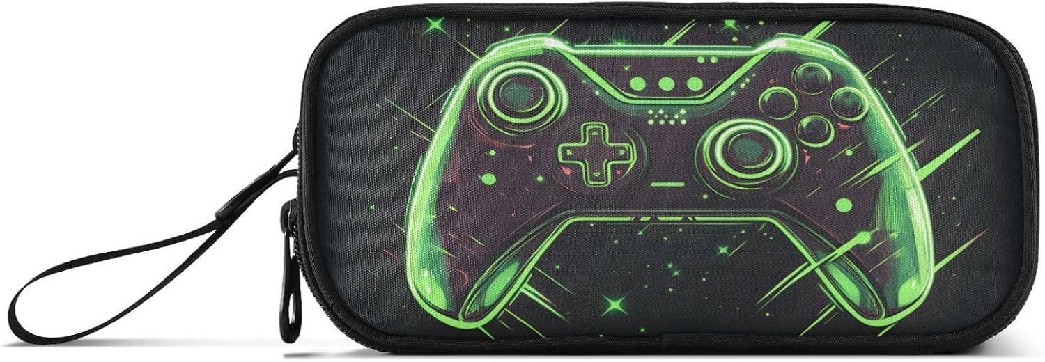 Video Game Joystick Pencil Case Large Capacity Pencil Pouch Box Kids Adults Pen Organizer Bag for Boys Girls Women Men School Office Supplies image 4