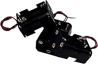 Vista 3 de Paquete de 3 6 pilas AA, soporte de batería AA de 9 V con cables