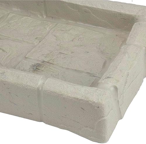 Miniatura 29 de Suncast Compuesto de poliéster fácil de usar, decorativo para exteriores, canaleta de lluvia Downspout, bloque de salpicaduras para desagües debajo