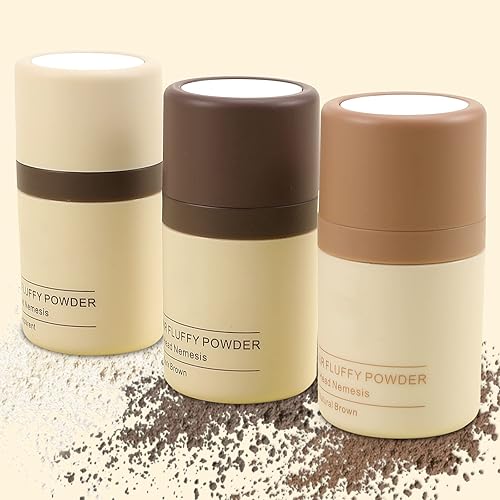 Miniatura 5 de Boobeen Polvo para cabello fino, polvo de retoque de raíz, cubierta de sombra de cabello al instante, polvo de línea capilar para mujeres y hombres