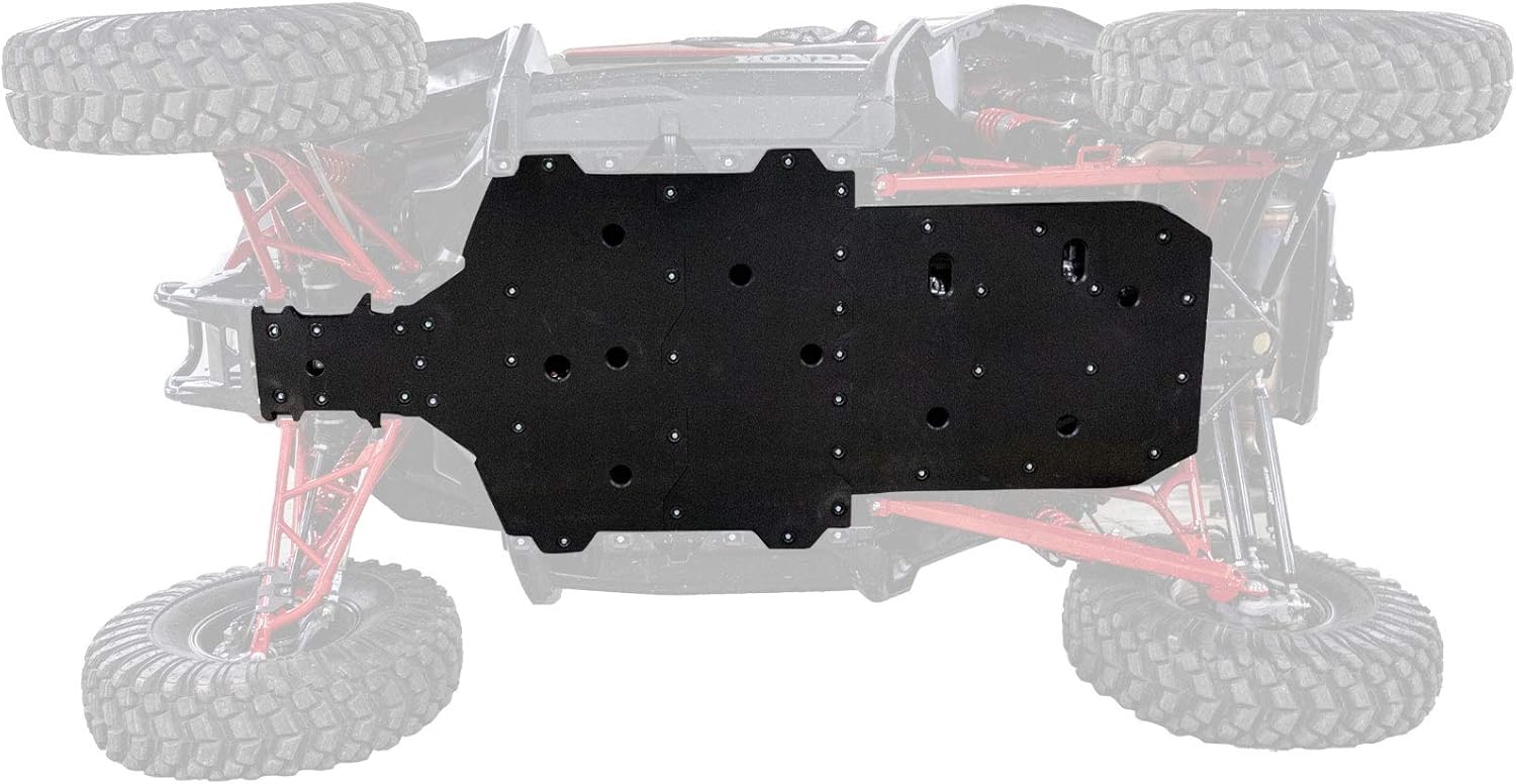 SuperATV UTV Full Skid Plate for 2019+ Honda Talon 1000X / 1000R | Full Front to Back Protection | 1/2” Thick Proprietary ARMW Material | Abrasion, Break, & Bend Resistant | Made in the USA