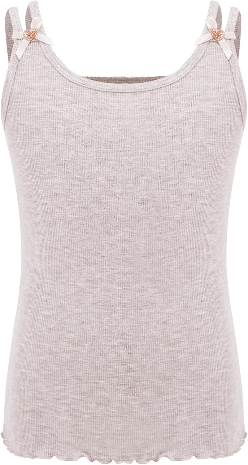 Alvivi Blouse Camisole for Kids Girls Cami Vest Tank Top Sleeveless Shirts Undershirts Street Clothes