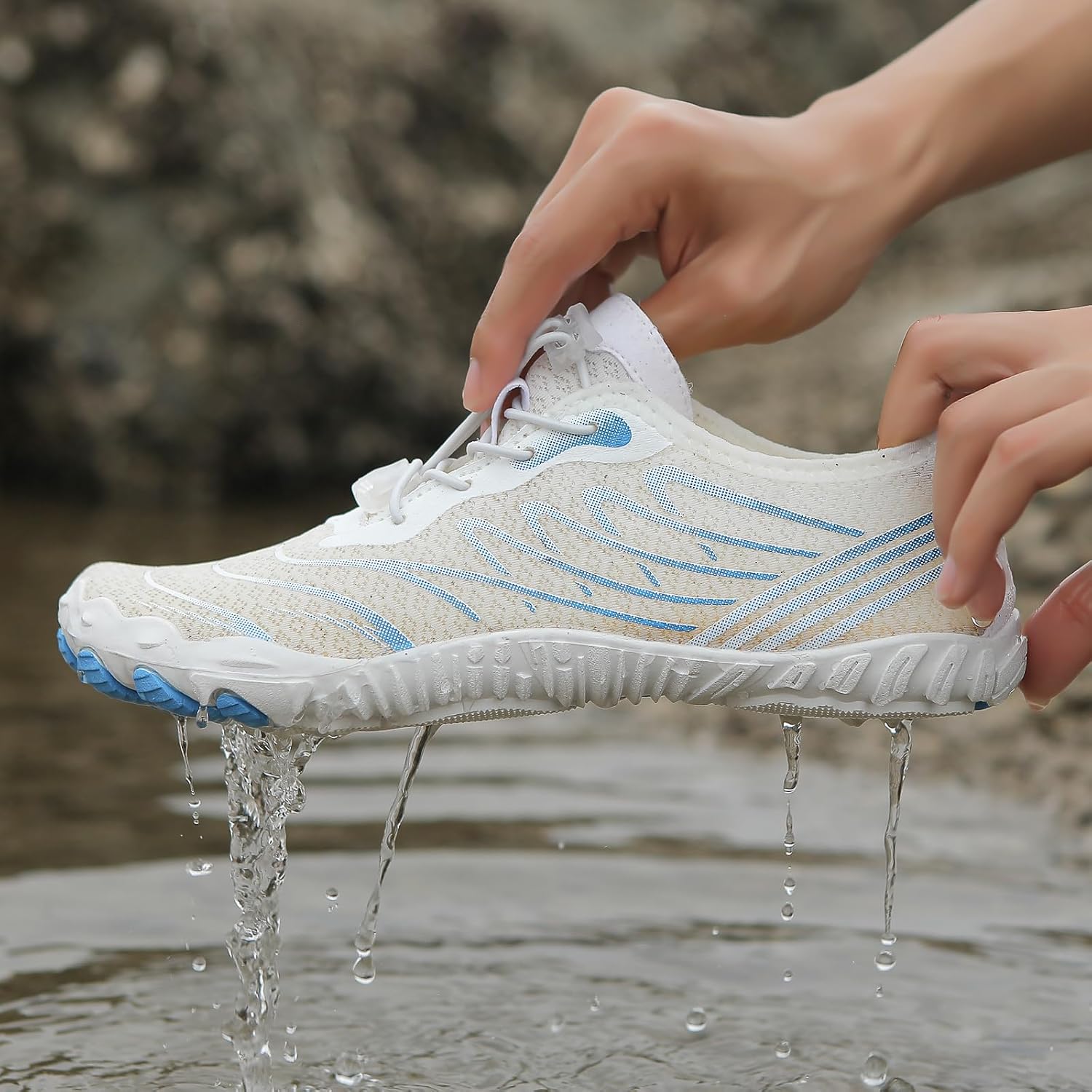 Hike Barefoot Shoes Womens Mens Footwear Pro Barefoot Shoes with Wide Toe Box Trail Running Shoes, Healthy Non-Slip Quick Dry Athletic Hiking Shoes