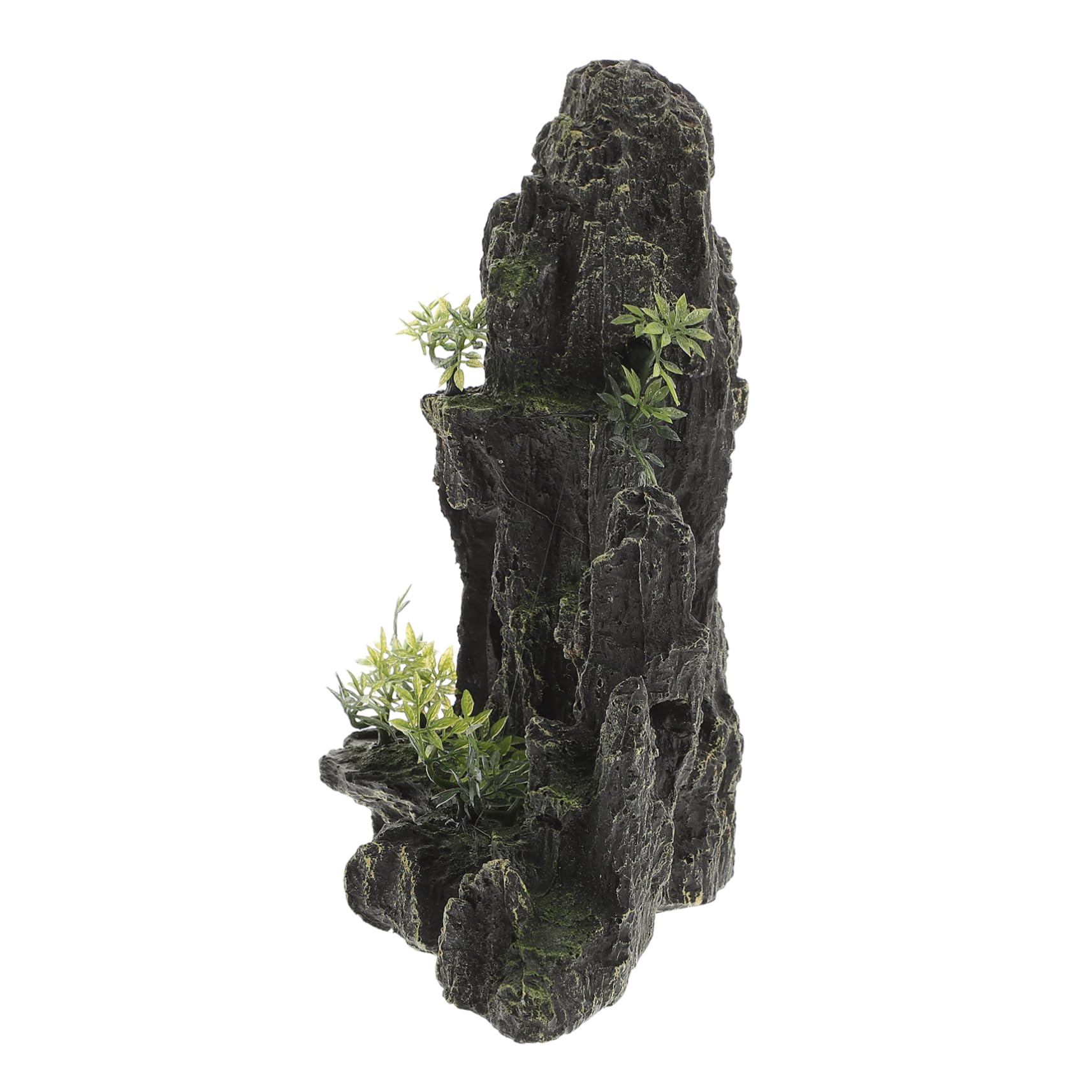 Milisten Décoration Aquarium Vivid Rockery Statue Ornement Chic pour Poissons pour Bureau Et Maison Décor De Poisson Et Élégant