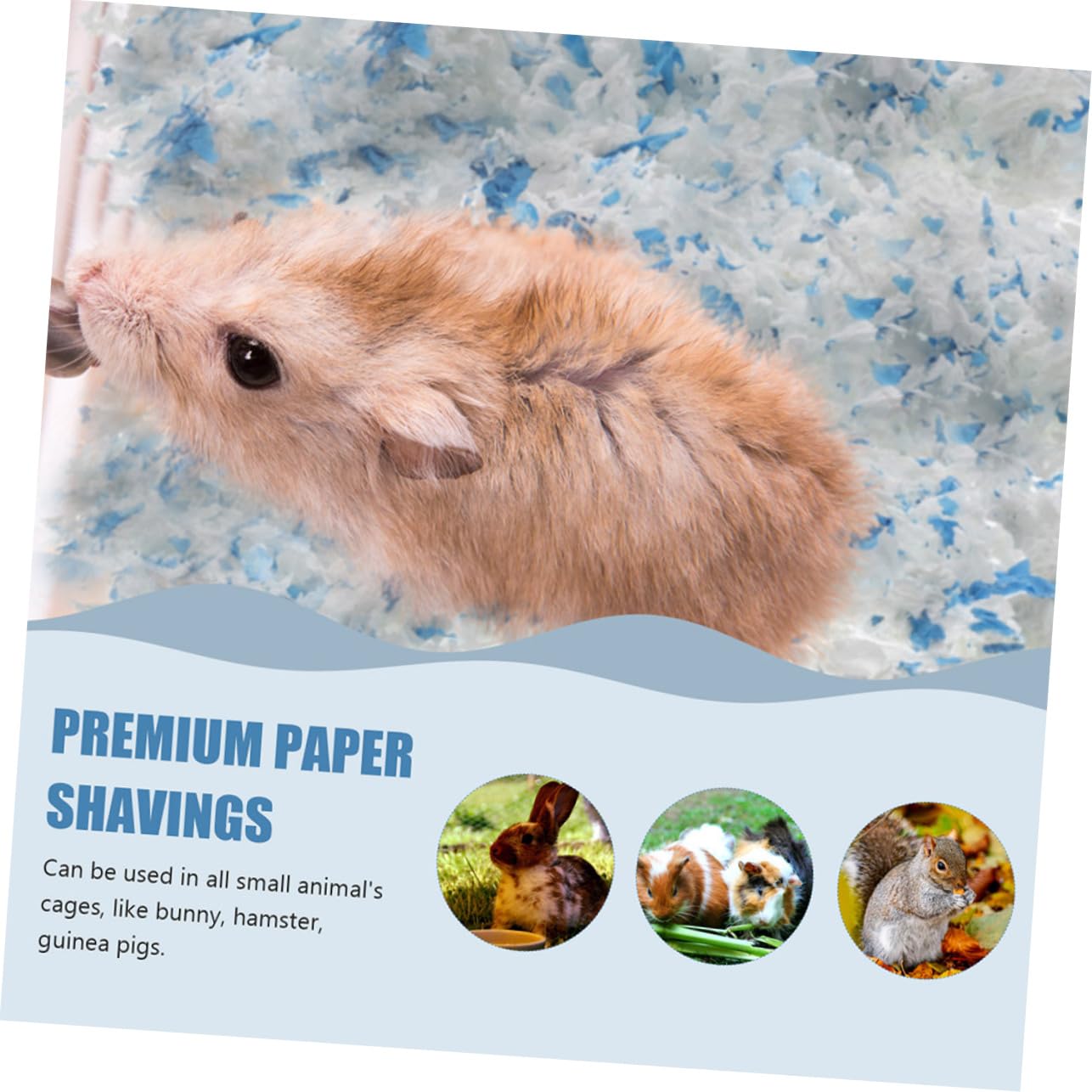 BESPORTBLE Lettiera per Piccoli Animali in Carta a Bassa Polvere 2 Borse | Gabbia di Piccoli Animali, Adatta a Gerbilli e Furetti, Materiale Carta, Confezione da 2