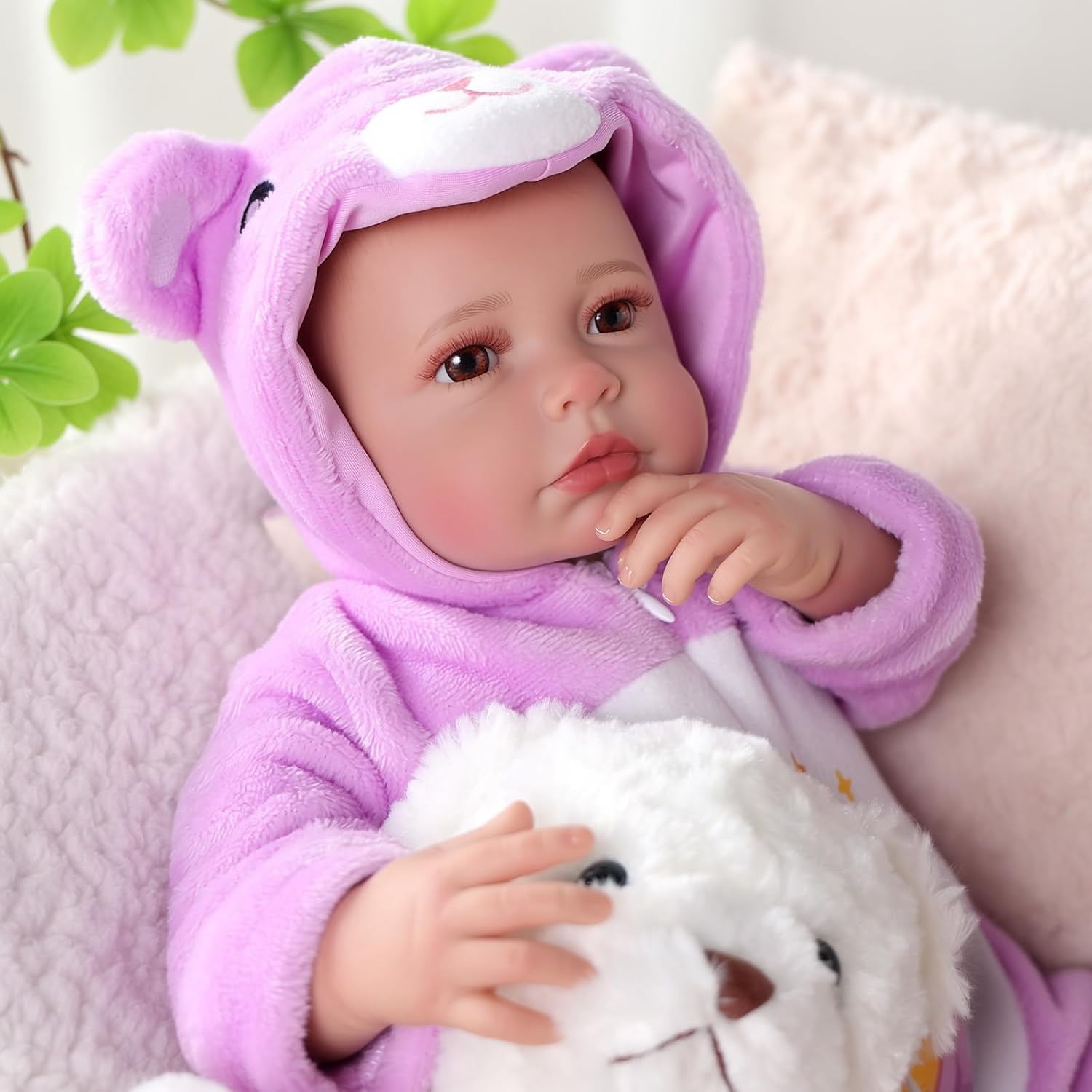 BABESIDE Reborn Baby Dolls - 20 inch Cute Soft Vinyl Realistic Baby Doll Real Life Baby Dolls with Complete Accessories Perfect for Cuddling, Playtime, and Gift Giving for Kids Age 3+