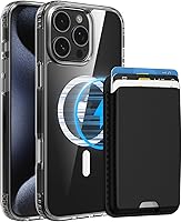 Vista 49 de Funda magnética para iPhone 12 Pro Max con cartera desmontable, compatible con MagSafe, soporte para tarjeta de crédito con funda protectora delgada