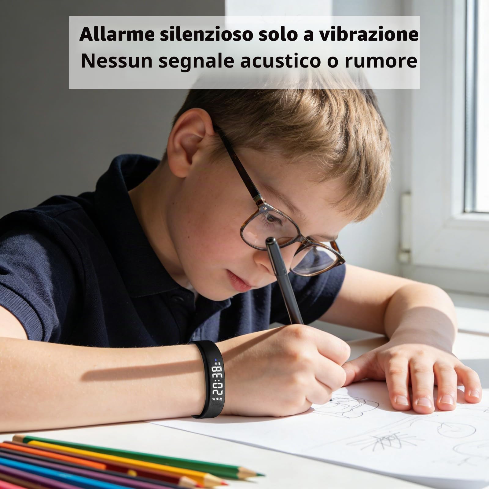 Timever Orologio Digitale Bambini con Contapassi,3 Sveglia,Cronometro,Luce,Data-Orologio per Ragazzi e Ragazze Senza App e Telefono con Cinturino in Silicone