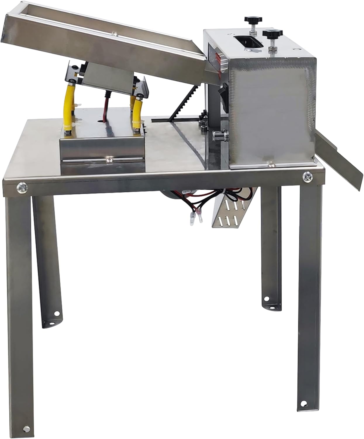 110V Small Pea Peeling Machine Output 110Lbs Green Soybean Sheller Main Motor Power 30W 14 * 12 * 18.5 inch