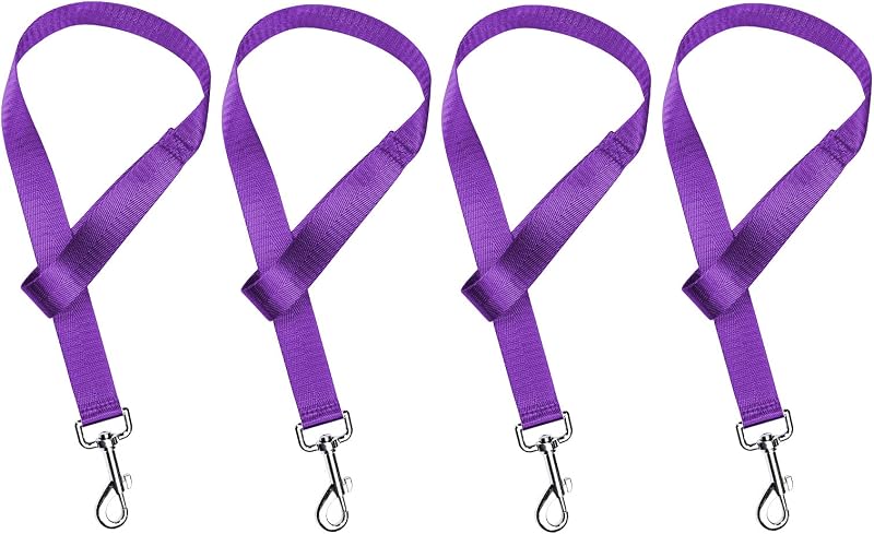 Cintas de Nylon para Pendurar Baldes e Redes de Feno Harrison Howard, 22" (55,88 cm), Roxo, Pacote com 4