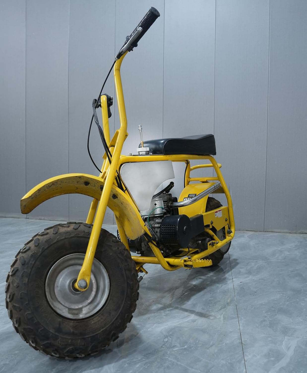 JMCHSTORE Stainless Steel Mini Bike Gas Fuel Tank for Coleman CT200U Baja DB30 ( Blitz , Dirt Bug, Racer ) Doodle Bug Mini bike