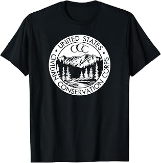CCC Vintage Civilian Conservation Corp Seal Redesign T-Shirt