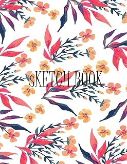 sketch book cute Notebook for Drawing, Writing, Painting, Sketching or Doodling 8.5*11