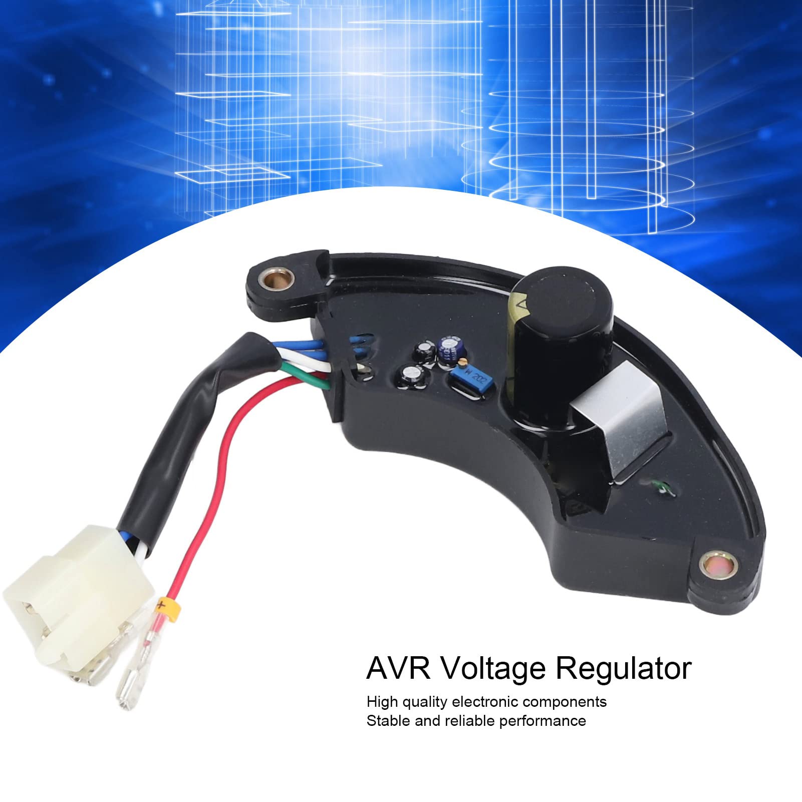 Raddrizzatore Automatico del Regolatore di Tensione Avr per Generatore, 220 V, Per Gruppo Elettrogeno a Benzina Monofase 5-6,5 Kw, Gruppo Elettrogeno Diesel