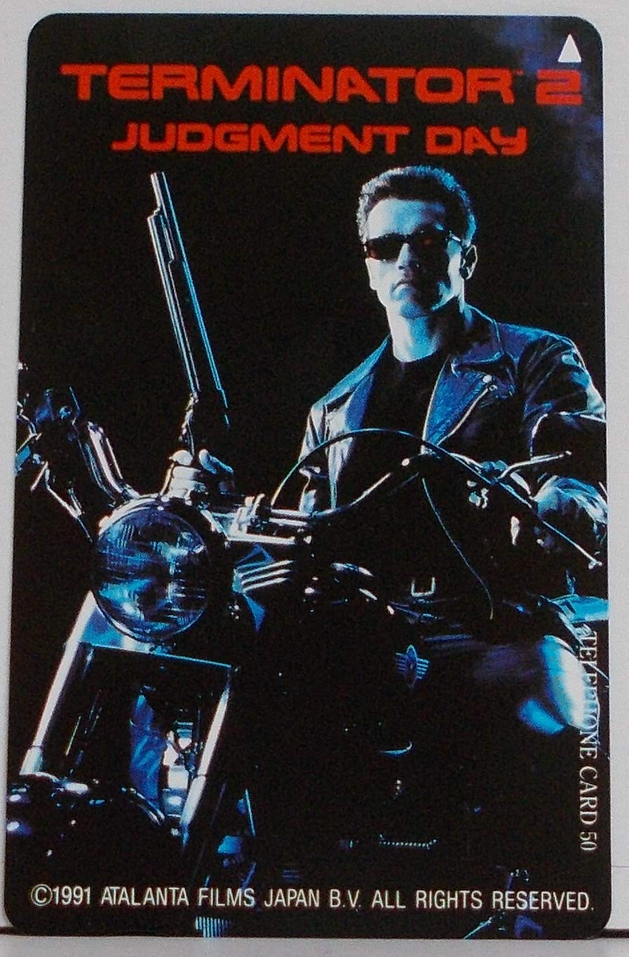 Amazon.co.jp: 【50度数】テレホンカード ターミネーター2 : 家電＆カメラ