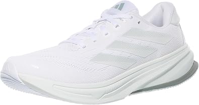 Adidas, Womens, Supernova Rise 2 Running Shoes, White/Crystal Jade/Silver Green, 7, B - Medium