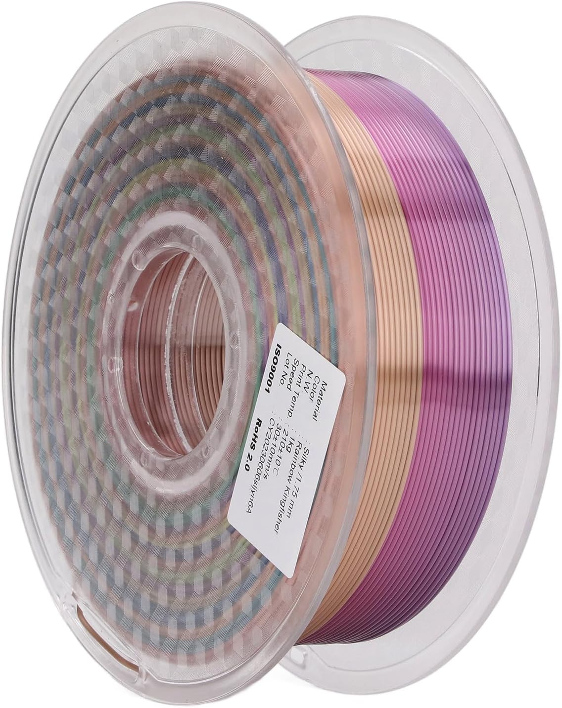 3D Printer Silk Shiny PLA Filament, Gradient 1.75mm, Wide Compatibility, Strict Quality Control, Beautiful Silk Texture, Excellent Prints
