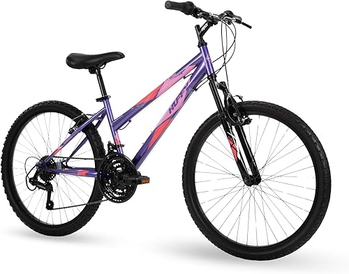 Miniatura 16 de Huffy Stone Mountain Hardtail Mountain Bike for Boys/Girls/Men/Women, 20"/24"/26" Sizes, 6 or 21 Speed Shimano Twist Shifting, Front or Dual