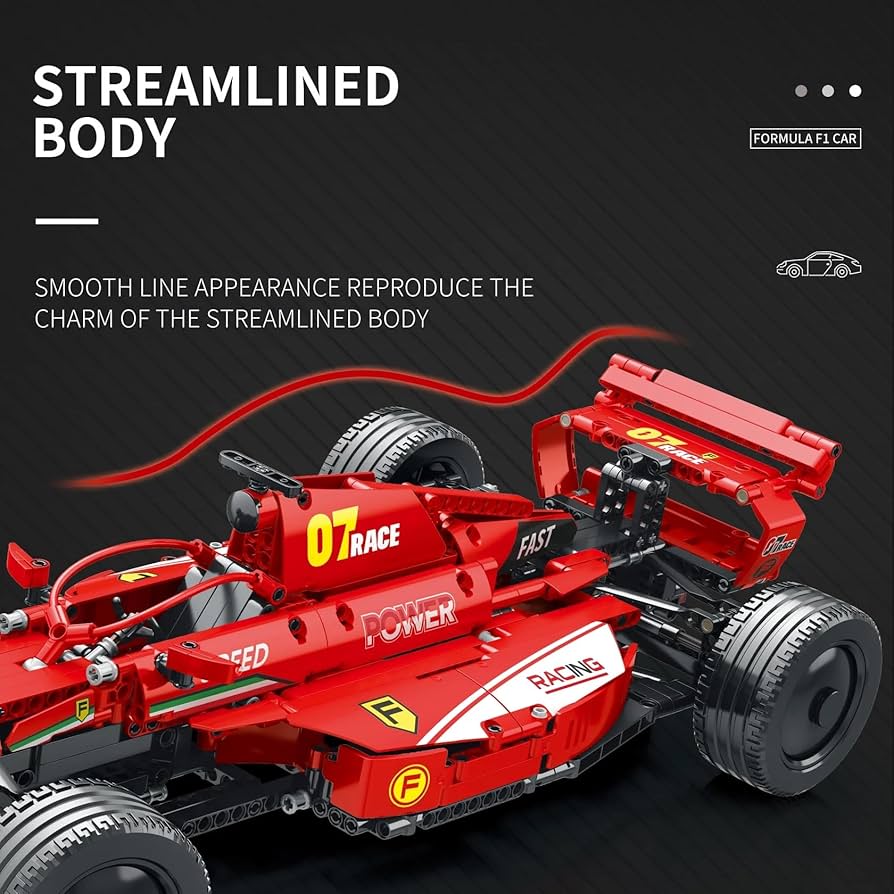 Reobrix 11007 Ferrari F1 Building Blocks Set, Remote Control Reobrix 11007 Ferrari F1 Building Blocks Set, Remote Control
