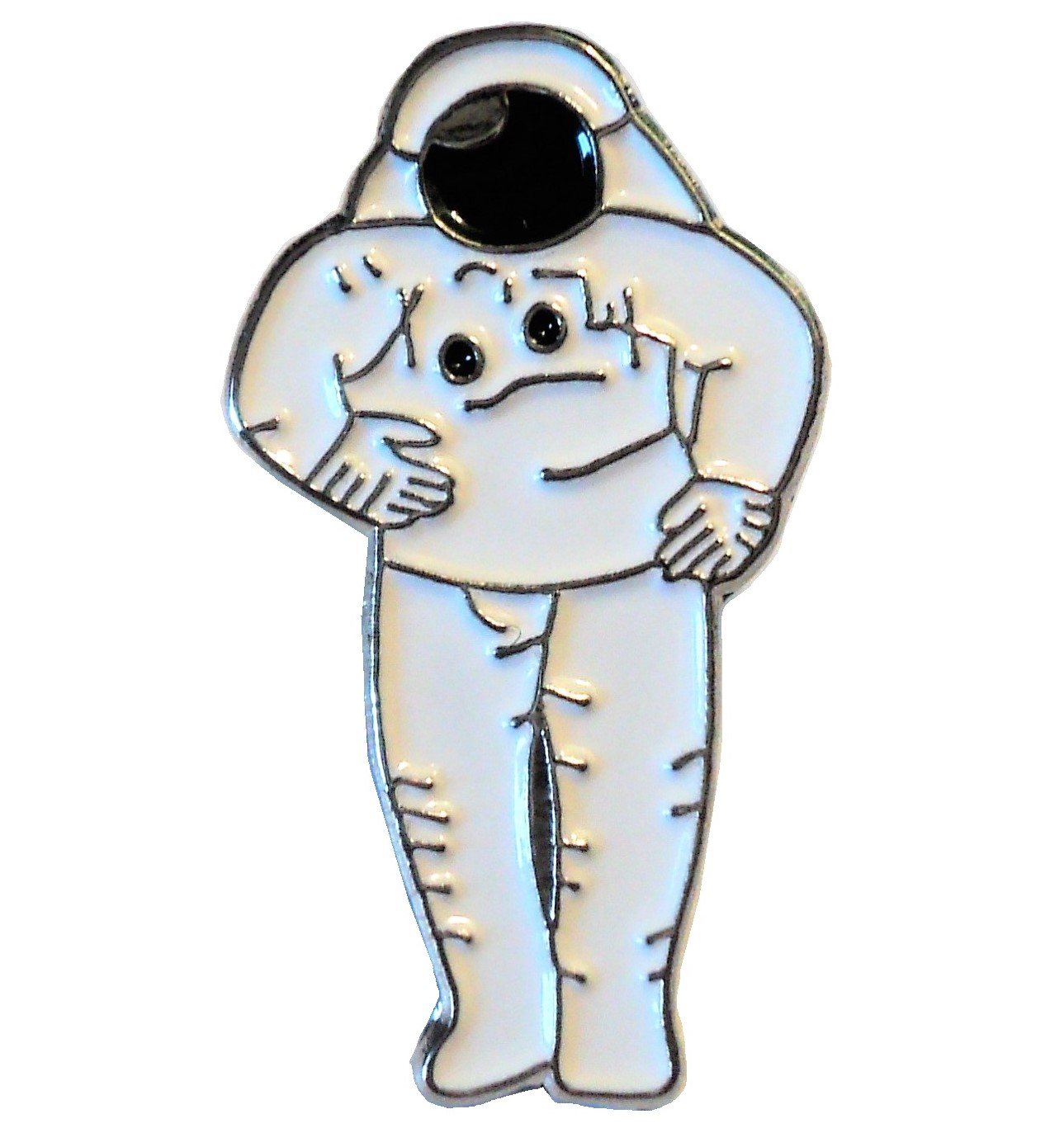 Spaceman In Spacesuit Astronaut Space Cosmonaut 25mm Metal Enamel Badge