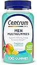 Centrum Men's Multivitamin Gummies, Immune, Energy, Healthy Appearance Support, 100 Count, 50 Day Supply