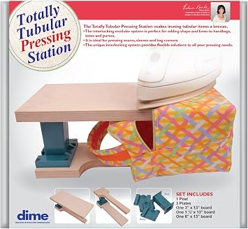 Totally Tubular Pressing Station - Ironing Board for Tubular Items, Handbags, Totes, and Purses with Multiple Boards for Flexibility