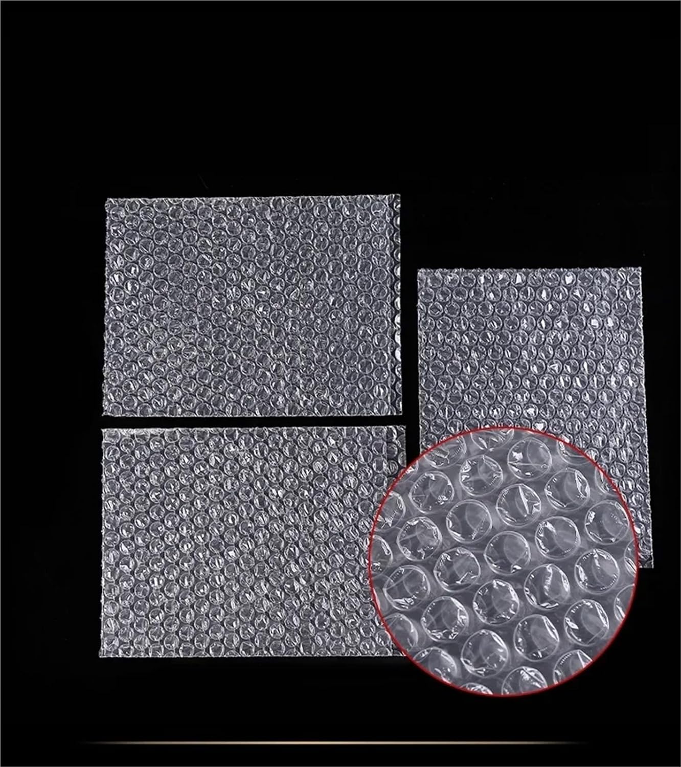 300-600pcs Bubble Mailers Bags for Packaging Small Business Fragile Shipping Pack Wrap Clear Mail Bag Supplies Wholesale(300pcs)