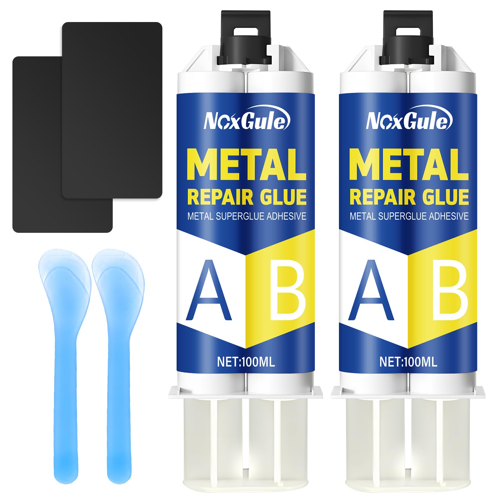 200ml Pegamento Metal, Soldadura en Frio para Metal, Soldadura en Frio, Resistente a Altas Temperaturas, para Reparar Grietas y Daños en Metal, Acero Inoxidable Plástico Madera