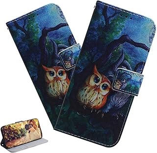 LEMAXELERS Motorola Moto E22 Phone Case Motorola Moto E22 Cover Shockproof Cute Paint Owl PU Leather Flip Notebook Wallet Case Magnetic Stand Card Slot Folio Case for Motorola Moto E22,TX Paint Owl