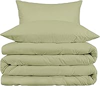 Vista 10 de Superior Juego de funda de edredón de algodón egipcio de 1000 hilos, incluye 1 funda de edredón con cierre de botón, 2 fundas de almohada