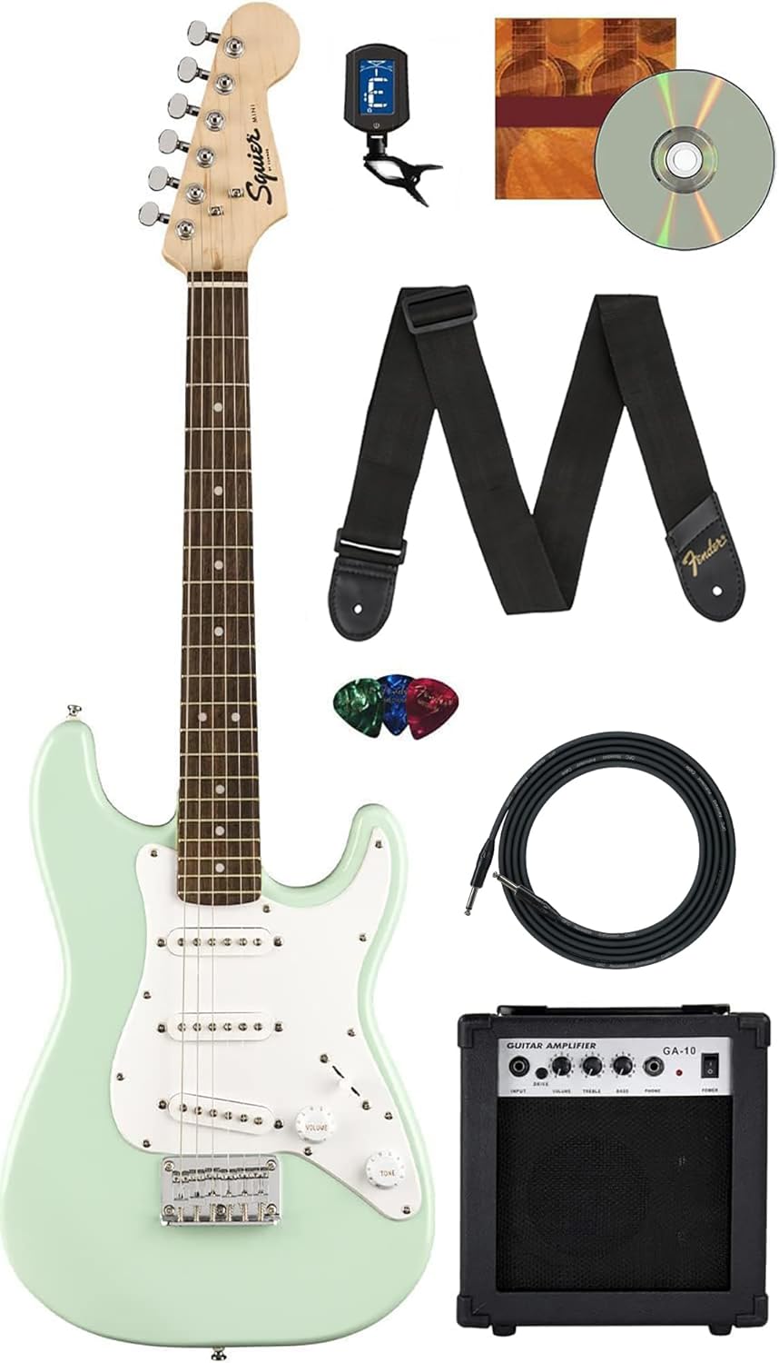 Fender Squier 3/4-Size Kids Mini Strat with Accessories