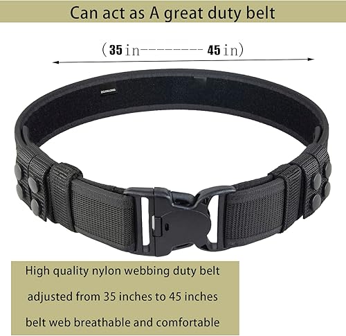 Miniatura 5 de Kit de bolsas moldeadas de policía para uso público, cinturón de seguridad táctico, equipo militar, 4 unidades