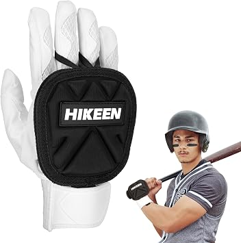 Hikeen Baseball Hand Guard Protective Hand Shield Hand Protector for Batting Hitting Right + Left Hand Hitters for Kids and Adult