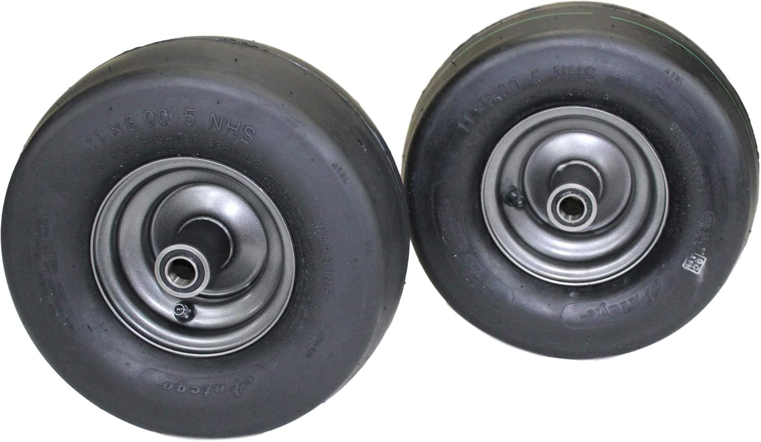 Set of 2 11x6.00-5 Tire wheel Assy to perfectly replace Ariens/Gravely 07101105. Fits on Ikon XL ZT