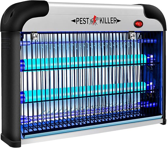 Bug Zapper Indoor 2800V with 2 Extra Replacement UV Blue Light Bulbs