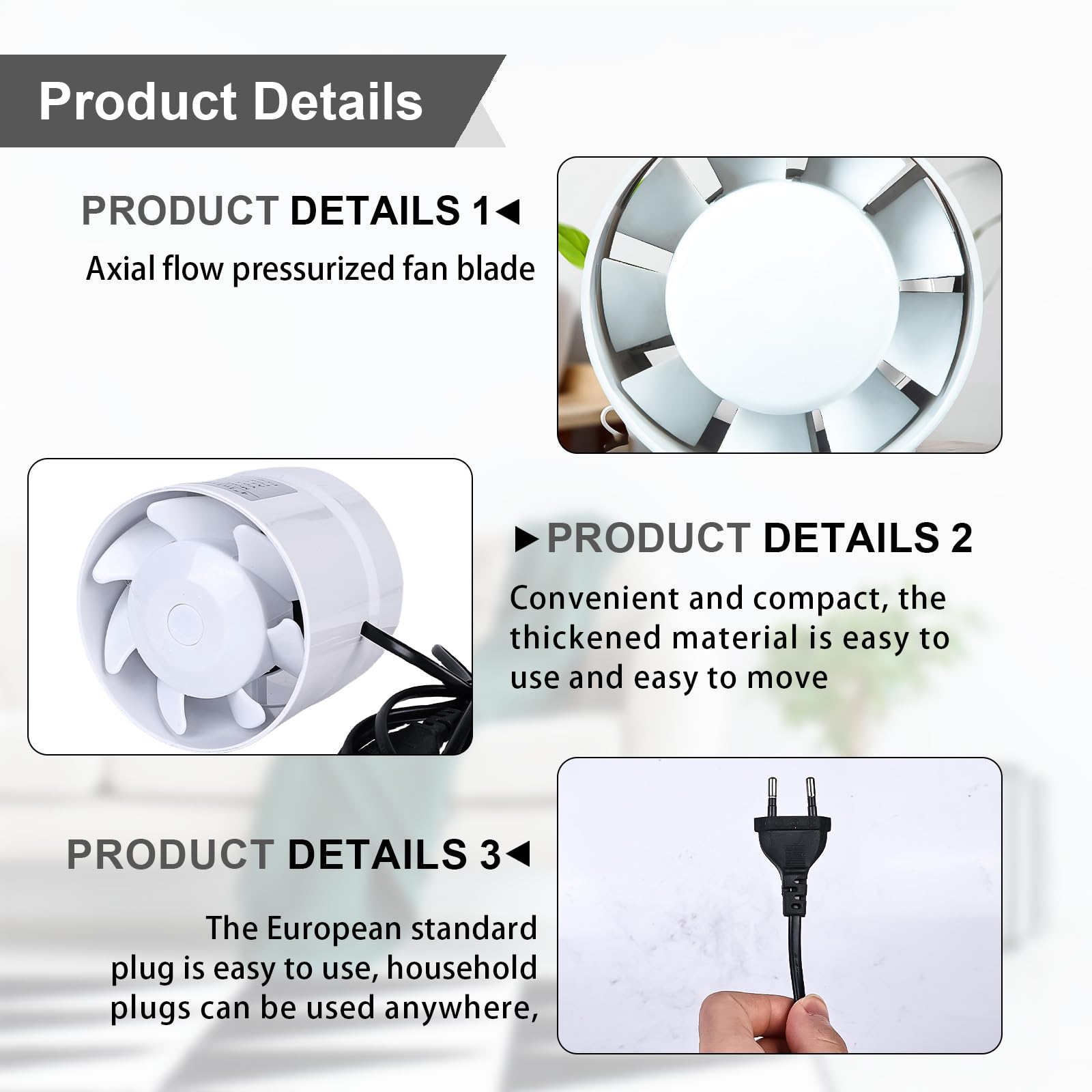 Ventilatore A Tubo Per Canale 100 Mm - 130 M³/h Silenzioso Per Bagno, Cucina, Garage - Foto 10