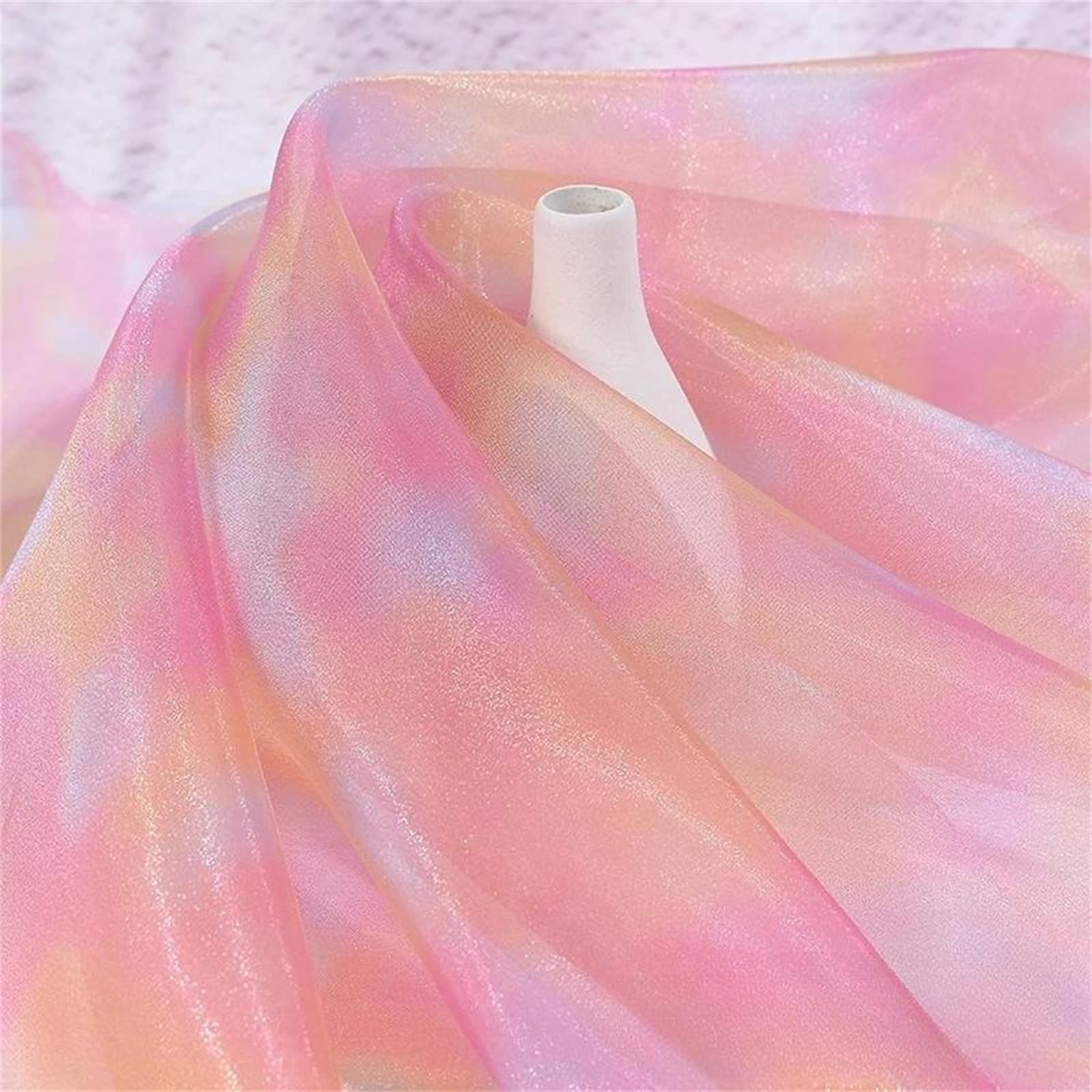Organza de encaje degradado de alta costura para vestidos de novia