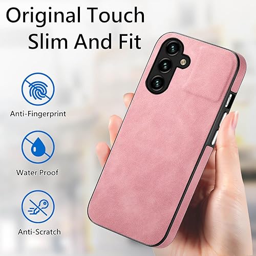 Miniatura 8 de Asuwish Funda de teléfono para Samsung Galaxy A13 5G con protector de pantalla de vidrio templado y funda delgada de cuero suave, accesorios