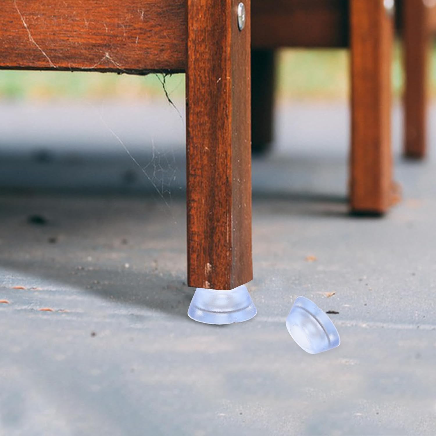 Generic 20pcs Non-Slip Silicone Rubber Feet Pads with Stainless Screws, Anti-Skid Furniture and Cutting Board Floor Protectors, Soft Wear-Resistant Cushions for Home Use