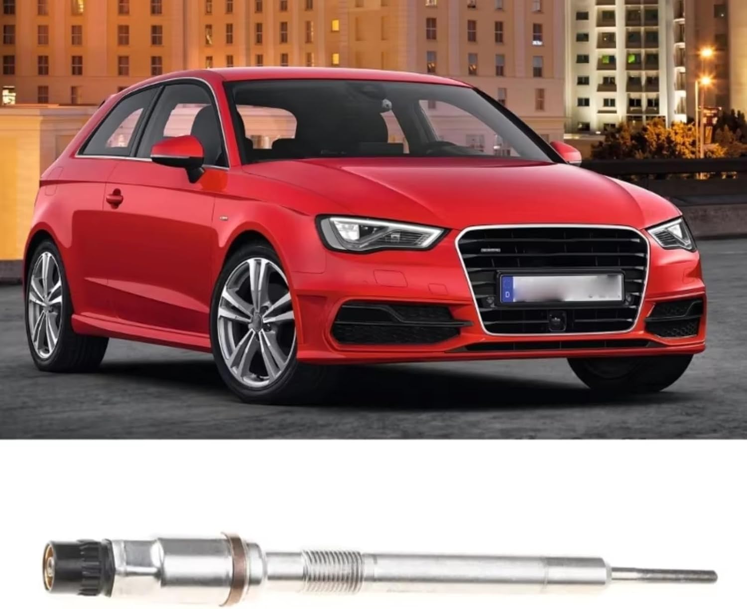 Glow Plug Diesel Heater Compatible with VW For Golf Mk5 Mk6 03L905061F Metal Car Repair Replacement Accessories