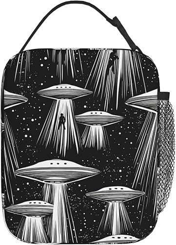 Miniatura 27 de Lonchera reutilizable con diseño de dragón para niños, mujeres y adultos, con aislamiento, linda bolsa de almuerzo de criaturas de fantasía, bolsa