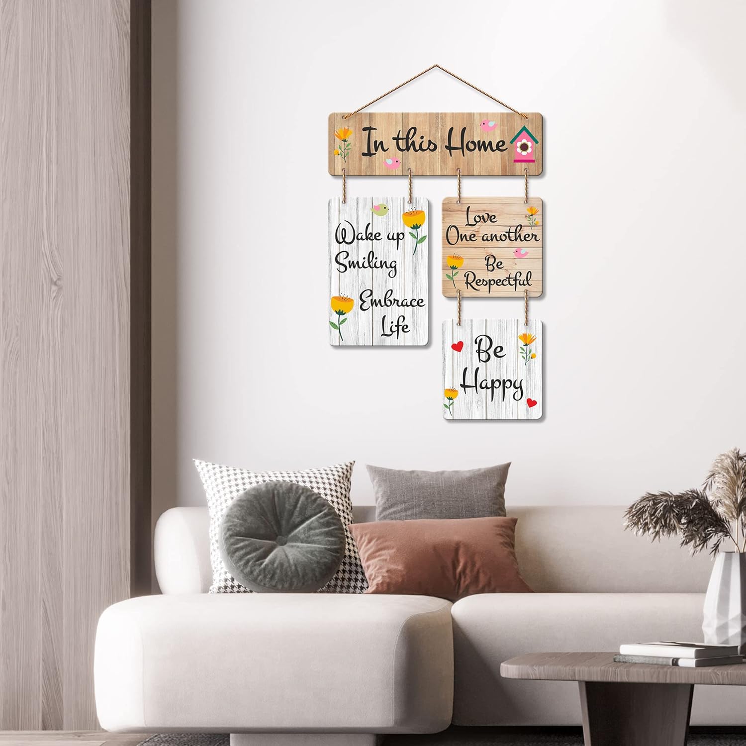 Artvibes Wall Art Mdf Wooden Hanger For Living Room | Bedroom | Office | Gift | Quotes Decor Items | Wall Hanging For Decoration | Modern Art (Wh_6508N)